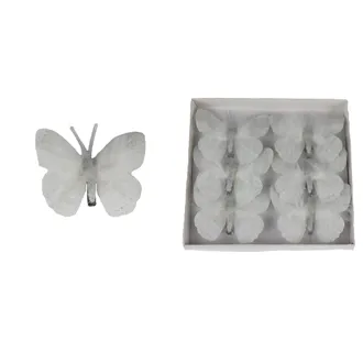 Decorative butterfly, 6 pcs X4971