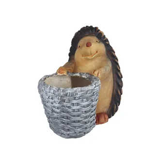 Decorative flowerpot hedgehog X5012-21