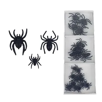 Decoration spiders, 24 pcs X5067
