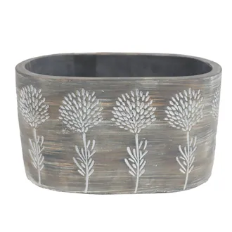 Flower pot oval X5119