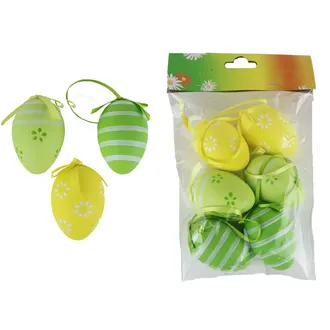 Decorative eggs, 6 pcs X5583