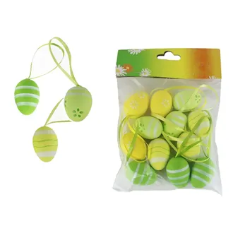 Decorative eggs, 12 pcs X5584