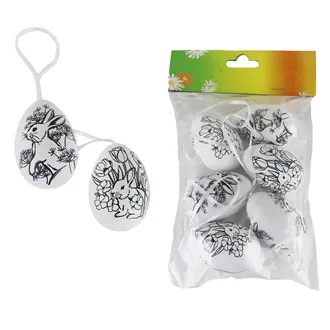 Decorative eggs, 6 pcs X5585
