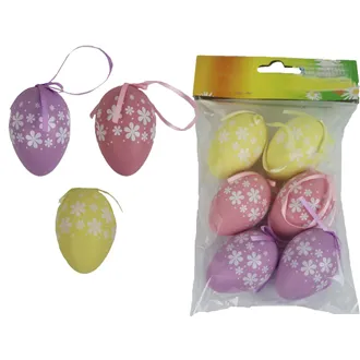 Decorative eggs, 6 pcs X5586