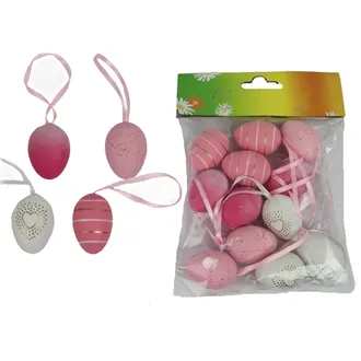 Decorative eggs, 12 pcs X5590