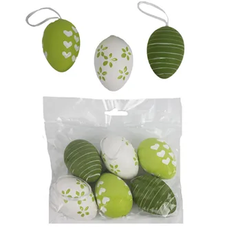 Decorative eggs, 6 pcs X5601