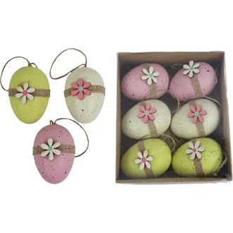 Decorative eggs, 6 pcs X5610