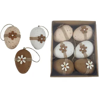 Decorative eggs, 6 pcs X5611