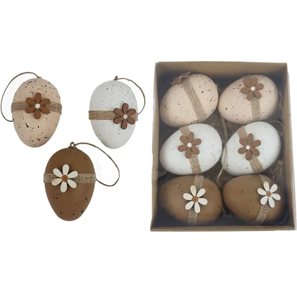 Decorative eggs, 6 pcs X5611