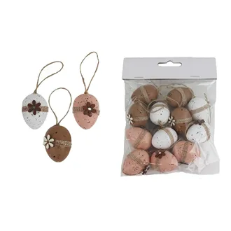 Decorative eggs, 12 pcs X5613