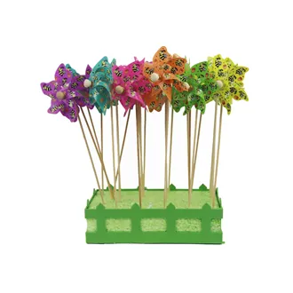 Plastic pinwheel, 24 pcs X5619