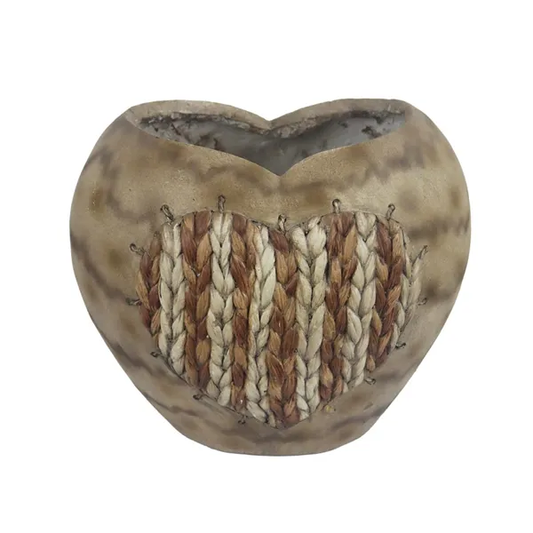 Heart plant pot X5634