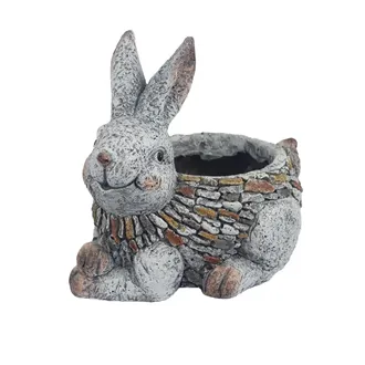 Easter bunny flower pot X5692