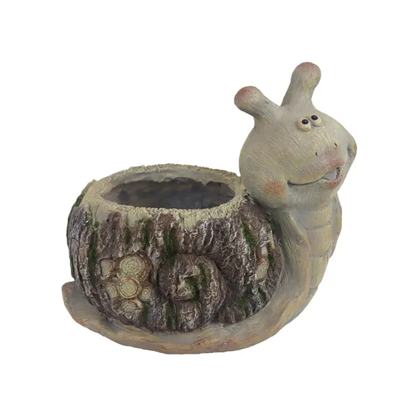 Decorative planter snail X5694