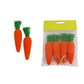 Carrot decoration, 4 pcs X5762