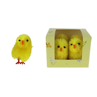 Decoration chick, 4 pcs X5766