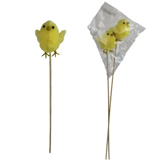 Deco on stick chick, 2 pcs X5778