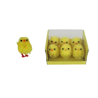 Decoration chick, 6 pcs X5782