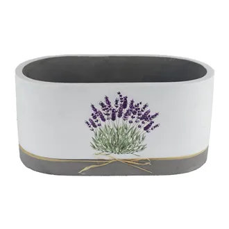 Plant pot oval lavender X5810/2