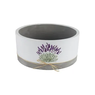 Plant pot round lavender X5811/1