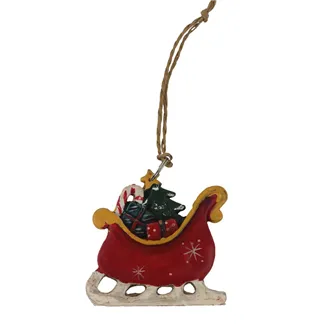 Christmas decoration for hanging sleigh X6383/3