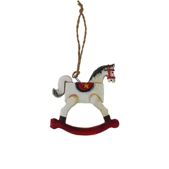 Christmas decoration to hang, horse X6383/4