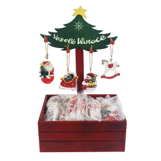Tree decorations in a box, 72 pcs X6383