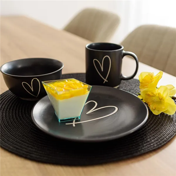 Ceramic mug heart X6976-19