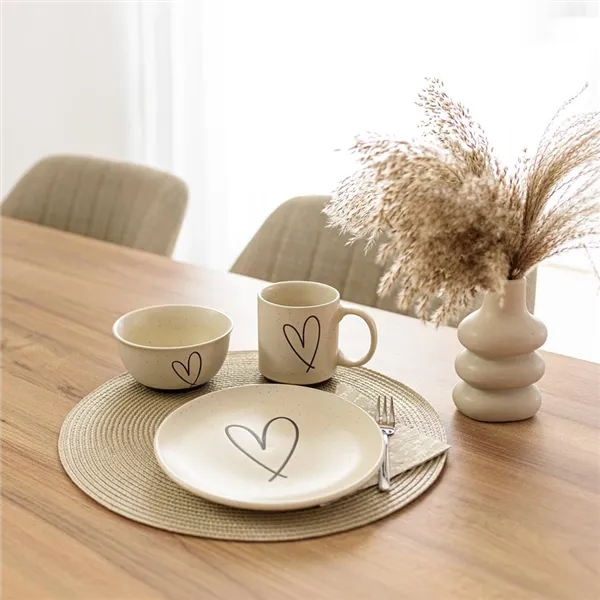 Ceramic mug heart X6976-26