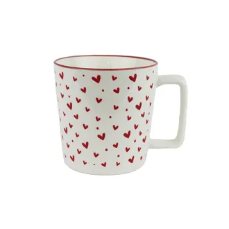 Mug with hearts X6979-01