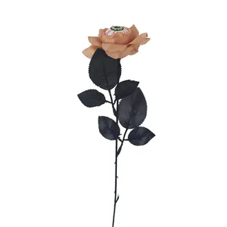 Artificial rose with eye Halloween decoration X7013
