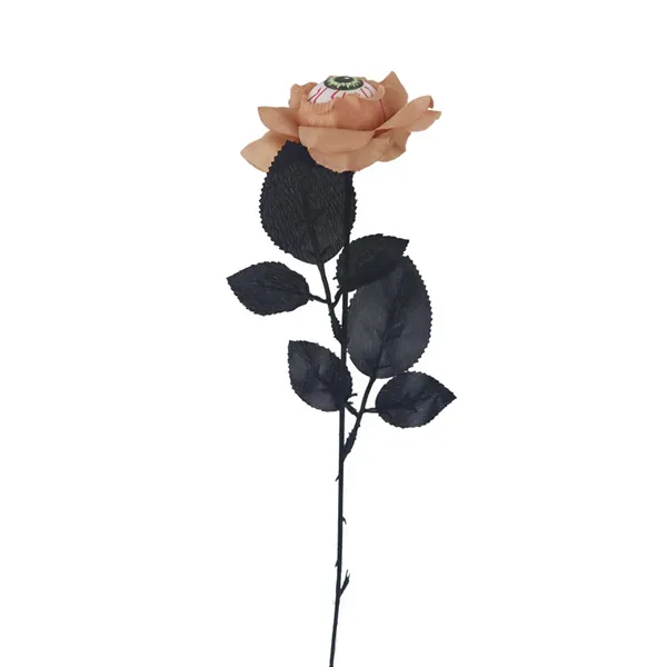 Artificial rose with eye Halloween decoration X7013