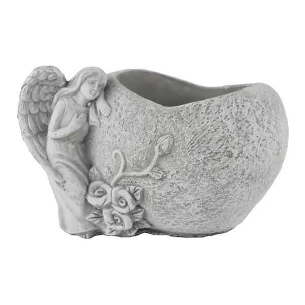 Cement heart planter X7056/2