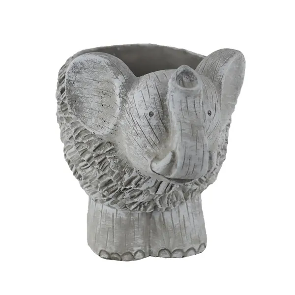 Cement planter elephant X7068/2