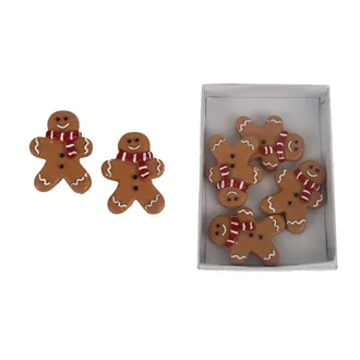 Gingerbread, 4 pcs X7208