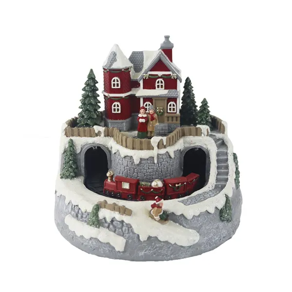 Christmas decoration with LED lighting, music X7408