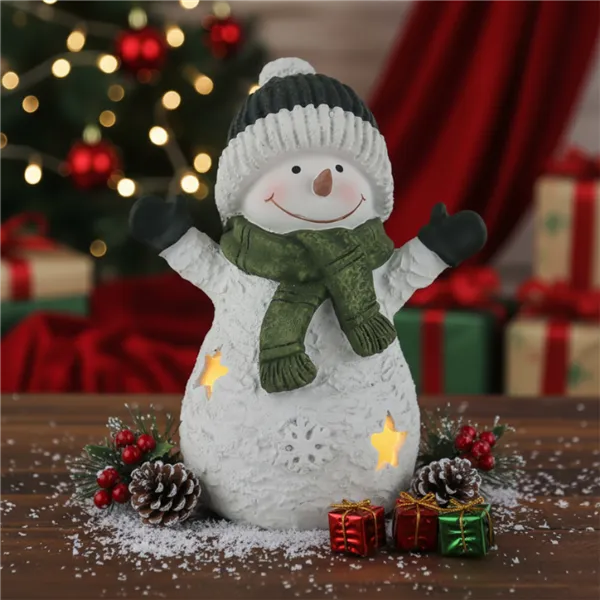 Snowman with LED lighting X7507