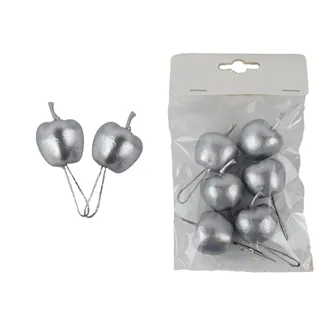 Apples on a wire, 6 pcs X7524-28