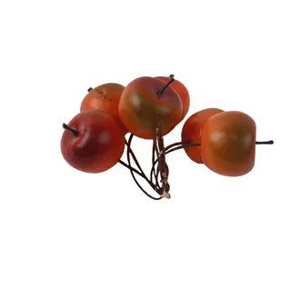 Apple decoration, 6 pcs X7533