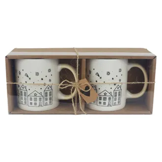 Porcelain mug, 2 pcs X7635/ S2