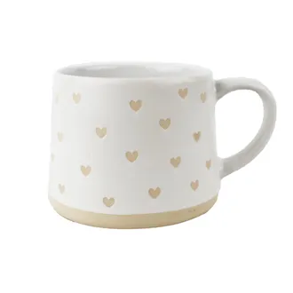 Ceramic heart mug X7652