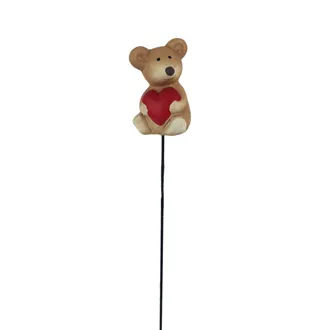 Decorative teddy bear on stick X7707