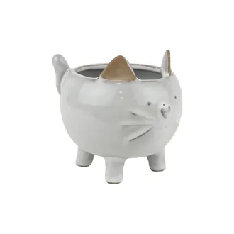 Cat plant decoration X7759/1