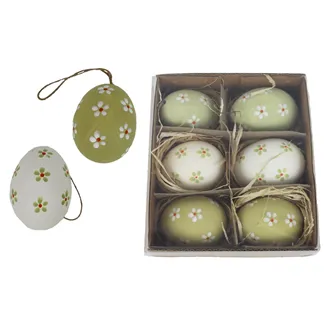 Decorative Easter eggs, 6 pcs X7942