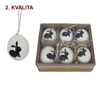 Easter eggs, 6 pcs 2nd quality X7944B