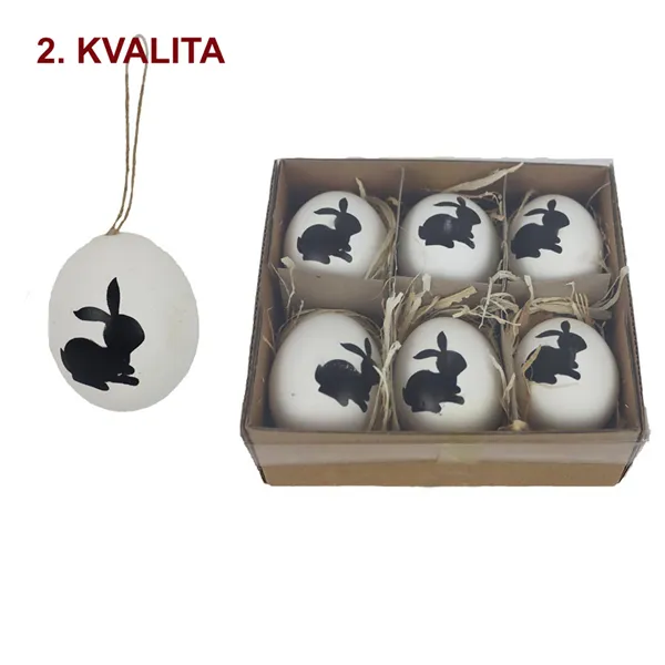 Easter eggs, 6 pcs 2nd quality X7944B
