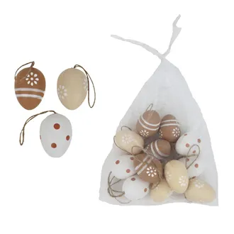 Easter eggs, 12 pcs X7949