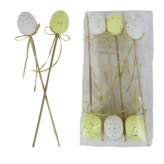 Easter egg decoration, 6 pcs X7968/3