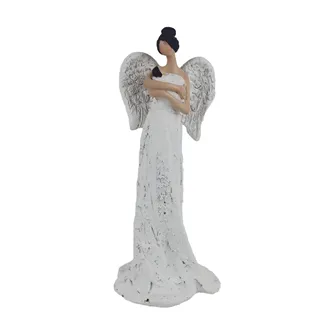 Angel decoration with baby X8089