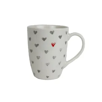 Mug with hearts X8126